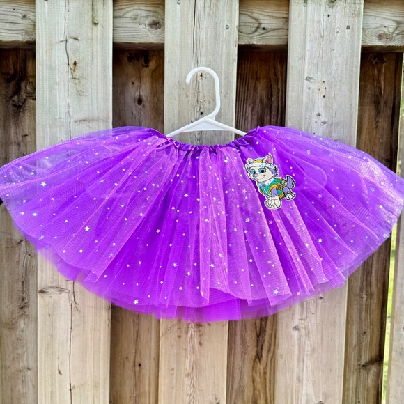 Cartoon Tutu 4 Full Layer Kid Tutu Birthday Outfit Princess Dress - Picture 1 of 5